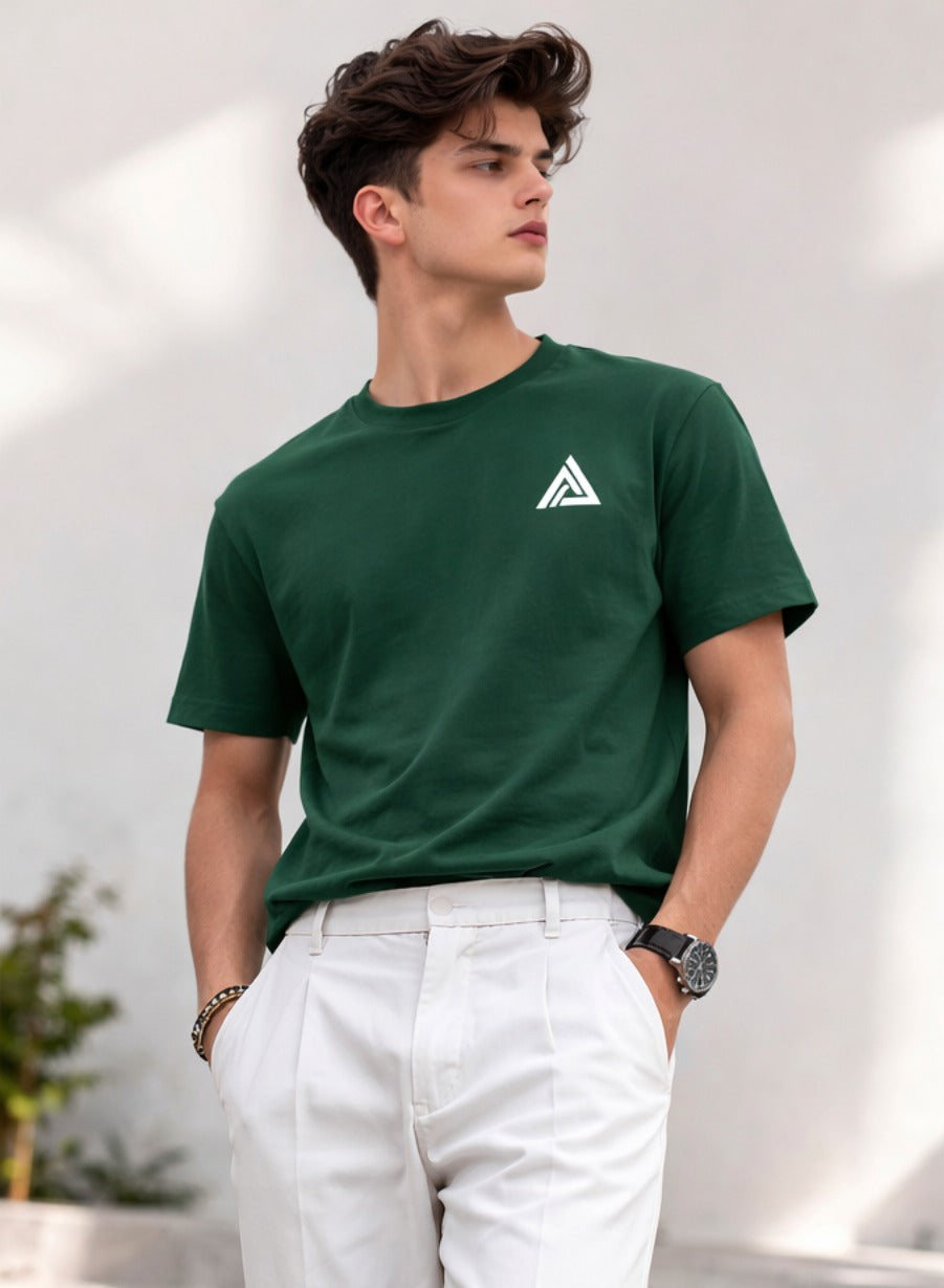 TEXTURED POLO | HUNTER GREEN