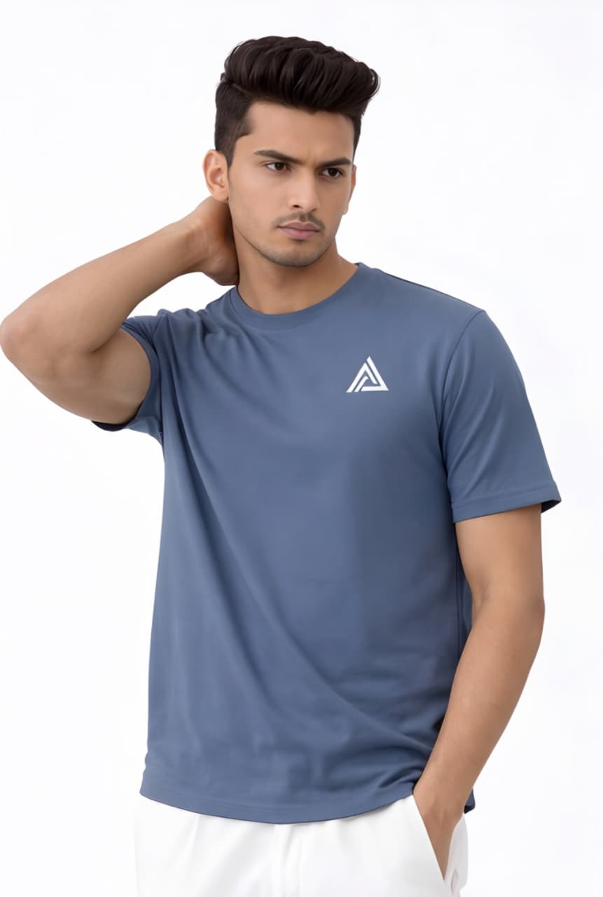 SKY BLUE | COTTON T-SHIRT