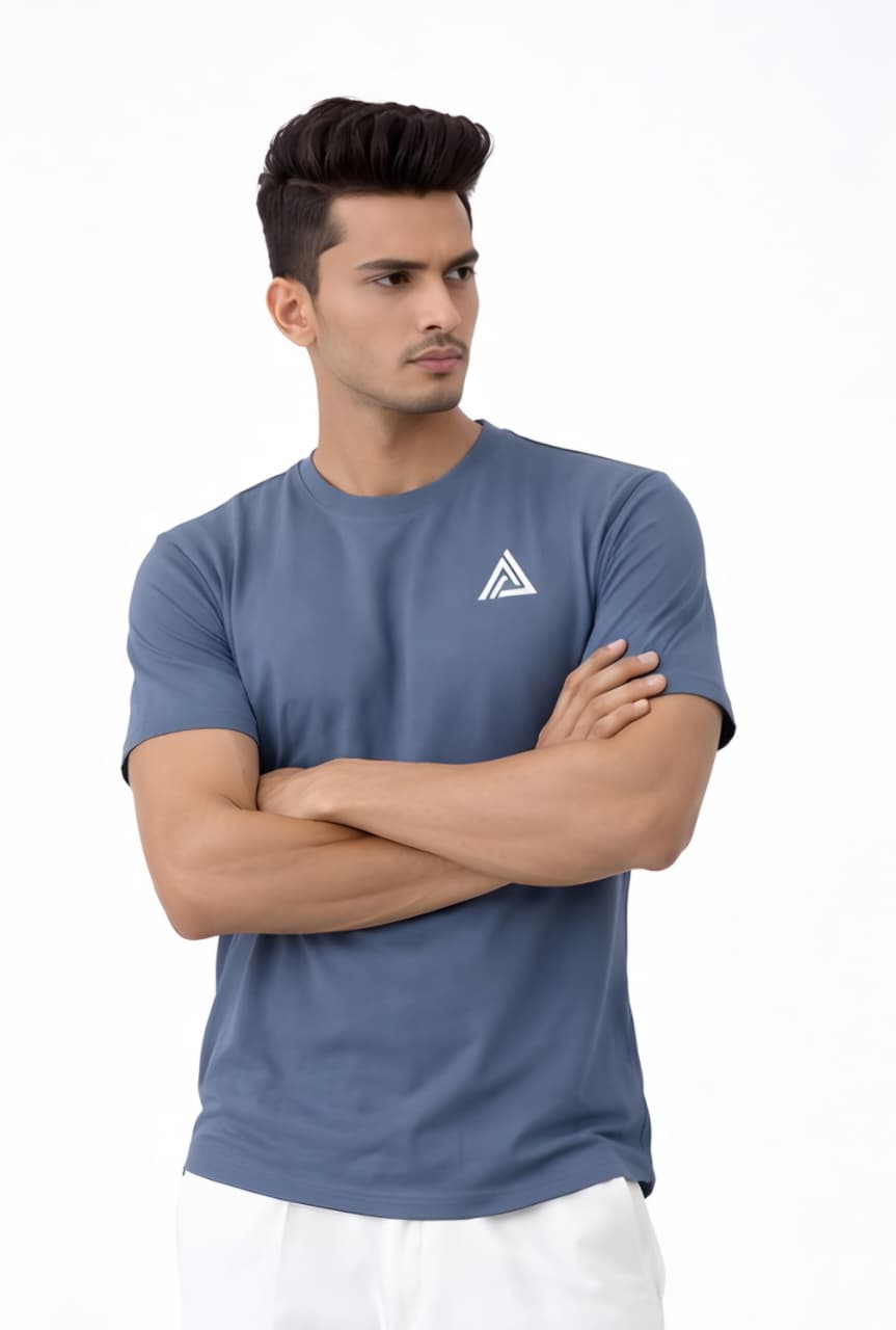 SKY BLUE | COTTON T-SHIRT