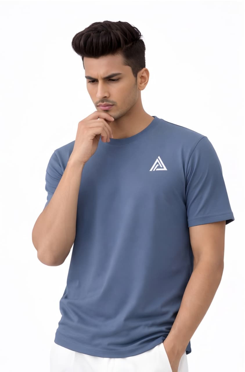 SKY BLUE | COTTON T-SHIRT