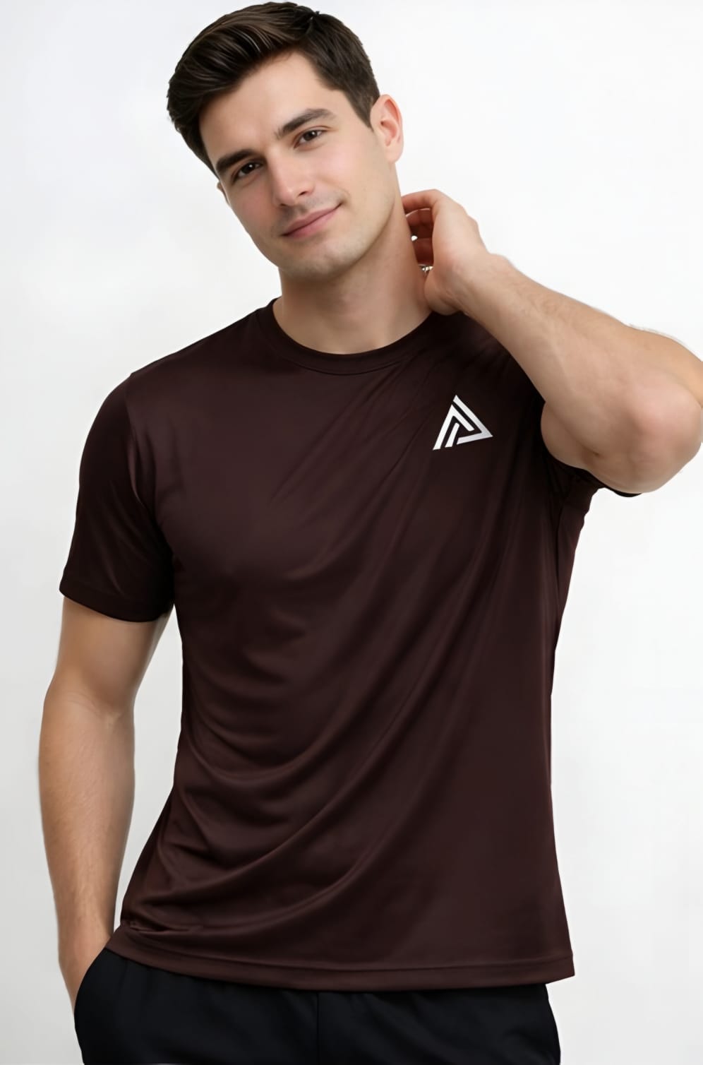 DEEP MOCHA BROWN | COTTON T-SHIRT
