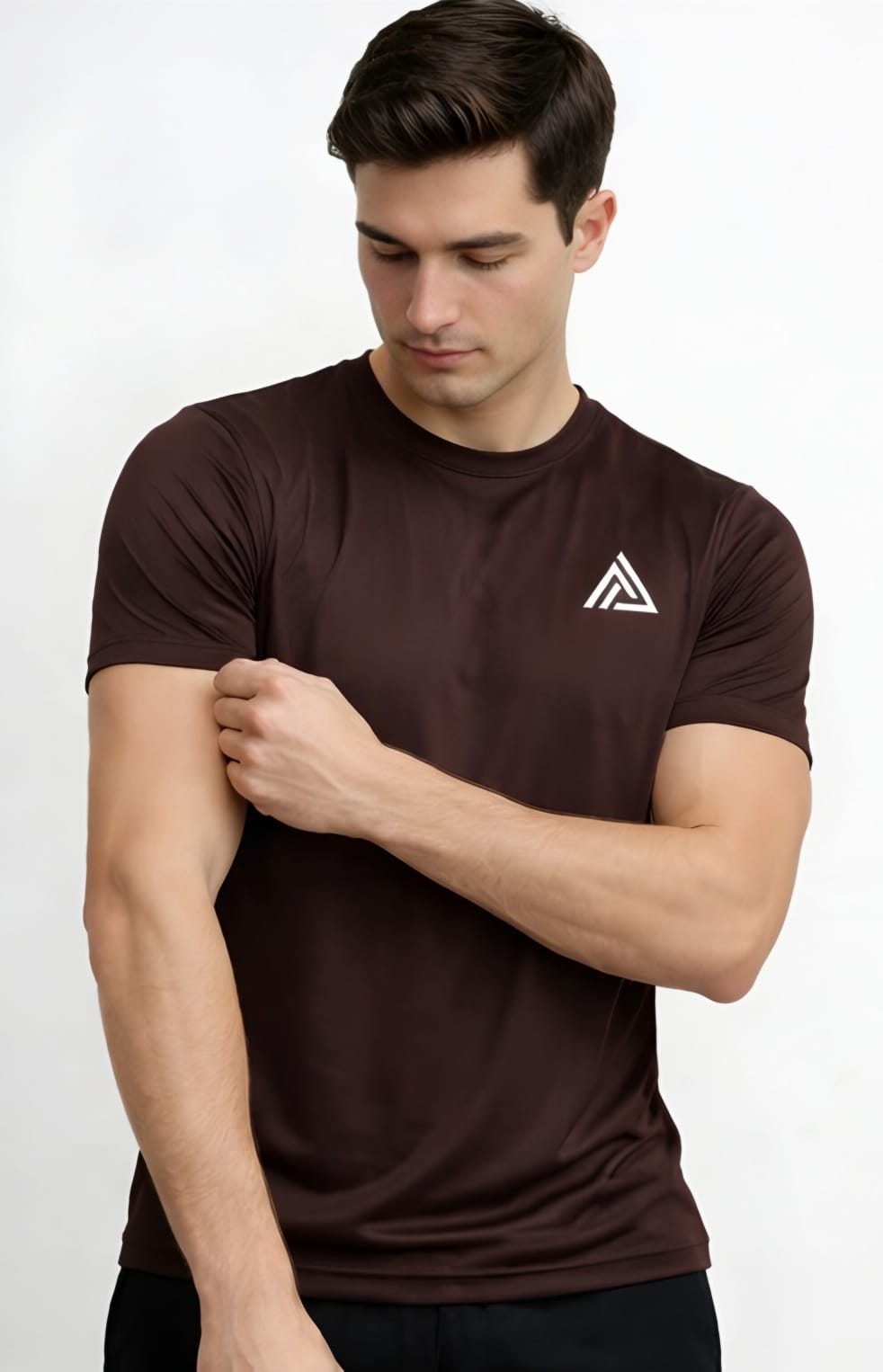 DEEP MOCHA BROWN | COTTON T-SHIRT