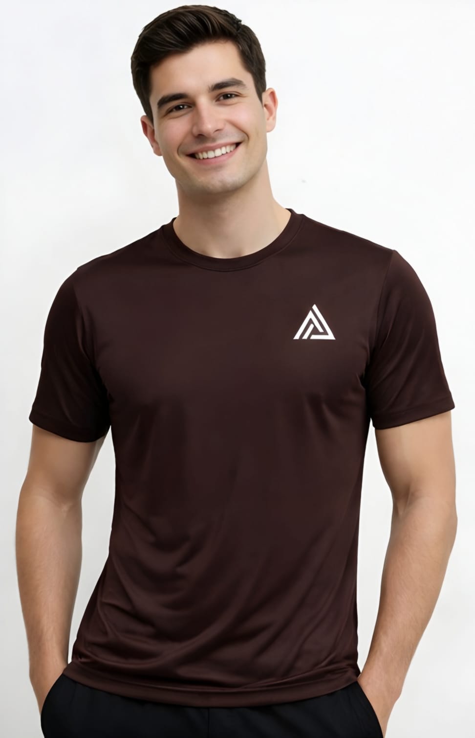 DEEP MOCHA BROWN | COTTON T-SHIRT