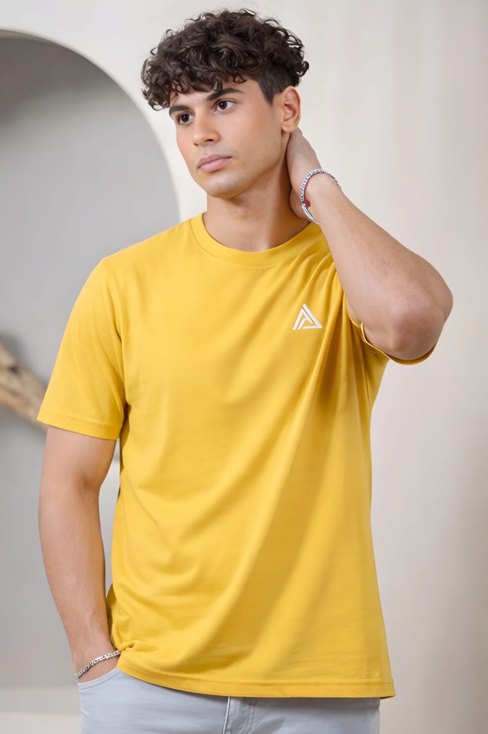 SUNSHINE YELLOW | COTTON T-SHIRT