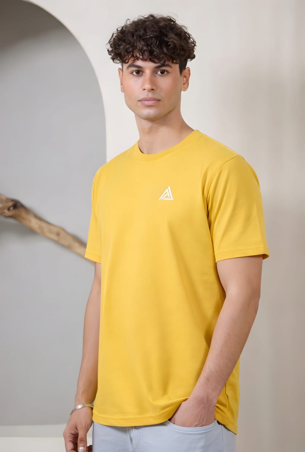 SUNSHINE YELLOW | COTTON T-SHIRT